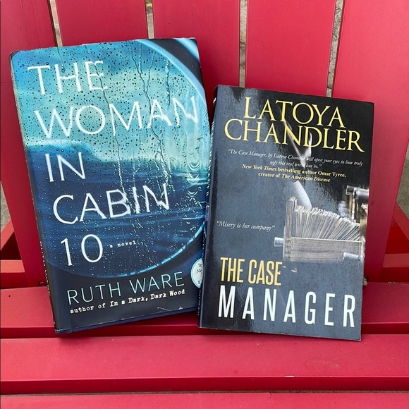 Fiction Novel Books The Woman in Cabin 10 and The Case Manager - Picture 1 of 8